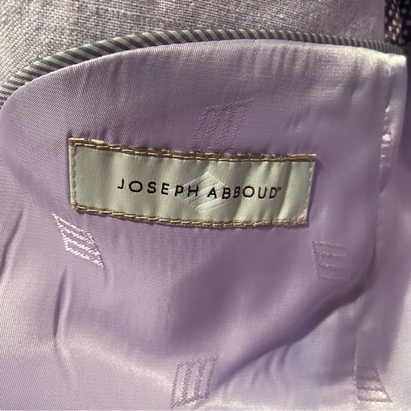 Joseph Abboud Lavender Linen Blazer Sport Coat - 40R - Picture 4 of 8